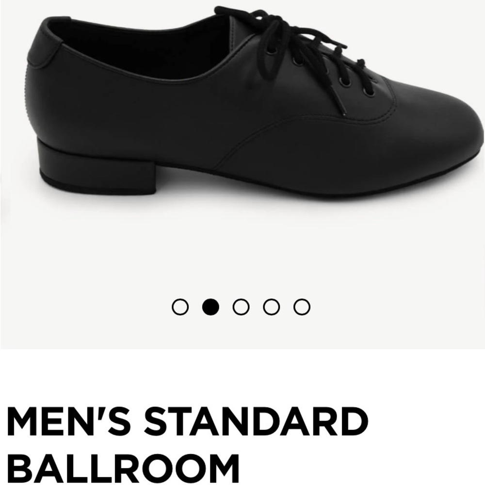 CAPEZIO Men’s Standard Ballroom Dance Shoes with Suede Soles Size 10M; SD103 NWT